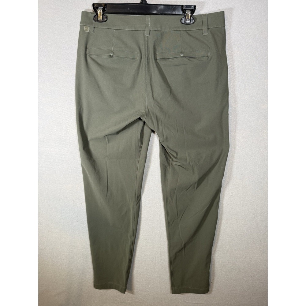 Lot 2 Lululemon ABC Slim Fit Trousers Mens 32x30 Warpstreme Green Blue LM5A04S - Picture 7 of 12